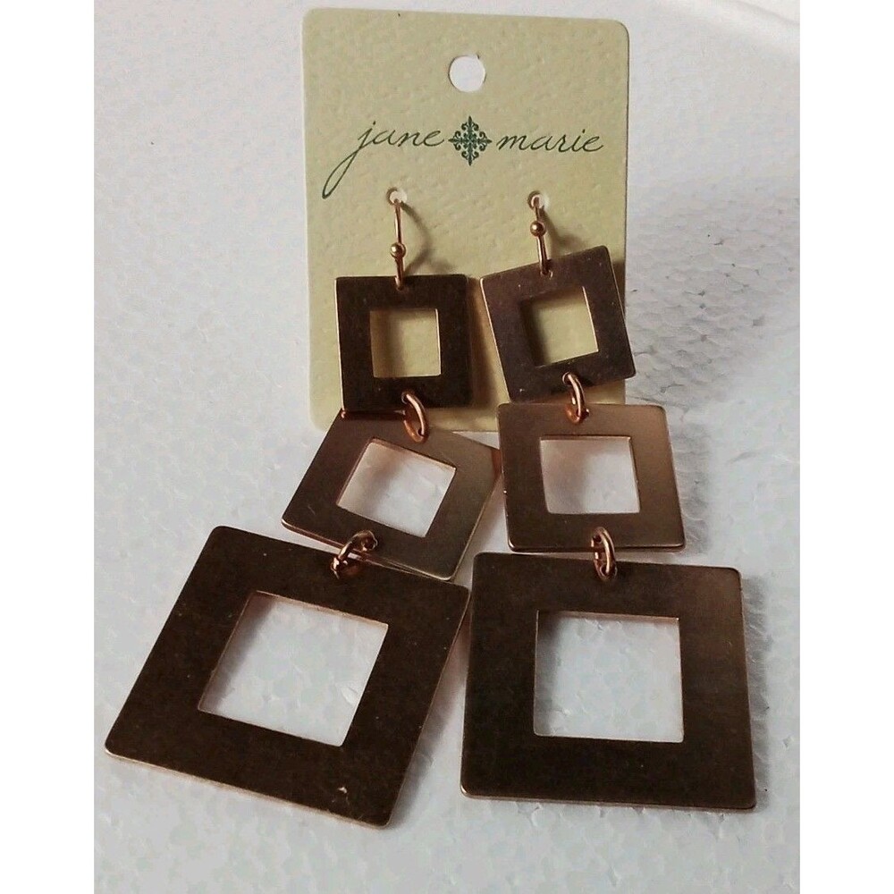 Jane Marie New Geometric Dangle Earrings Cute For‎ Any Occasion